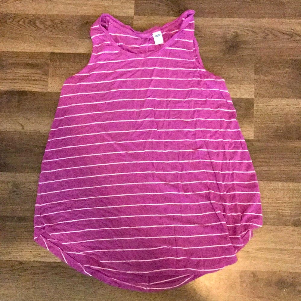 Striped old navy tank